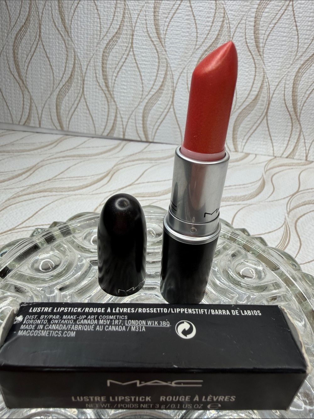 MAC Cosmetics Lustre Lipstick - A13 Fresh Salmon
